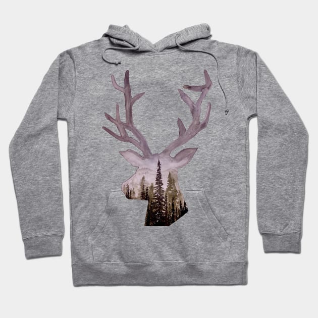 High Mountains Hoodie by Whettpaint